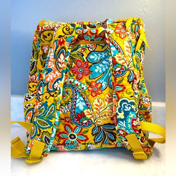 Provencal Backpack- Vera Bradley Double Zip - Picture 3 of 16